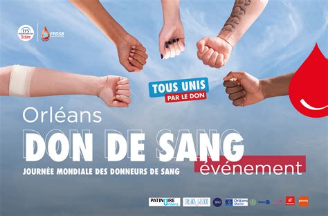 C L Brons Ensemble La Journ E Mondiale Des Donneurs De Sang Orl Ans