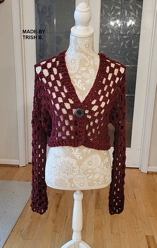 Ravelry 2907 Granny Stitch Cardigan Pattern By Emi Harrington