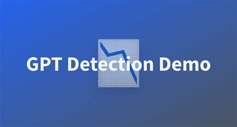 GPT Detection Demo - a Hugging Face Space by Thanarit