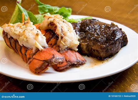 Lobster And Steak Stock Photos - Image: 10160723