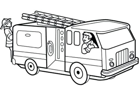 Fire Truck Coloring Pages Pdf at GetColorings.com | Free printable ...