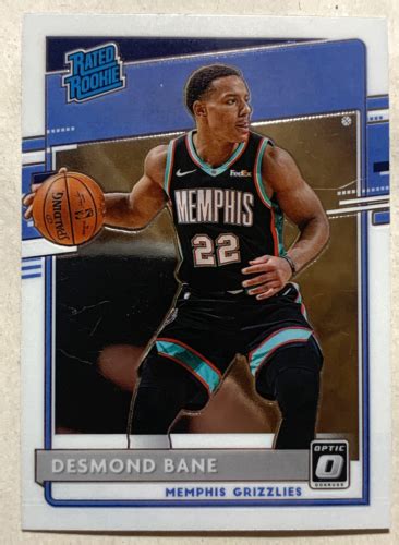 2020 21 Panini Donruss Optic Desmond Bane Rated Rookie Silver Prizm