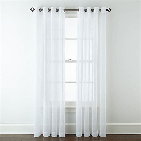 Jcpenney Home Bayview Grommet Top Sheer Panel Jcpenney Panel