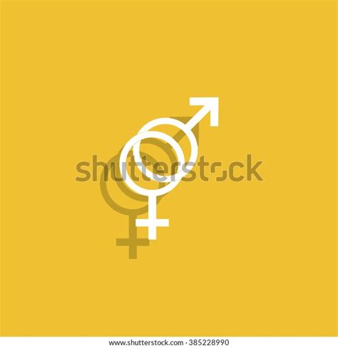 Male Female Sex Symbol Vector Illustration Vector De Stock Libre De