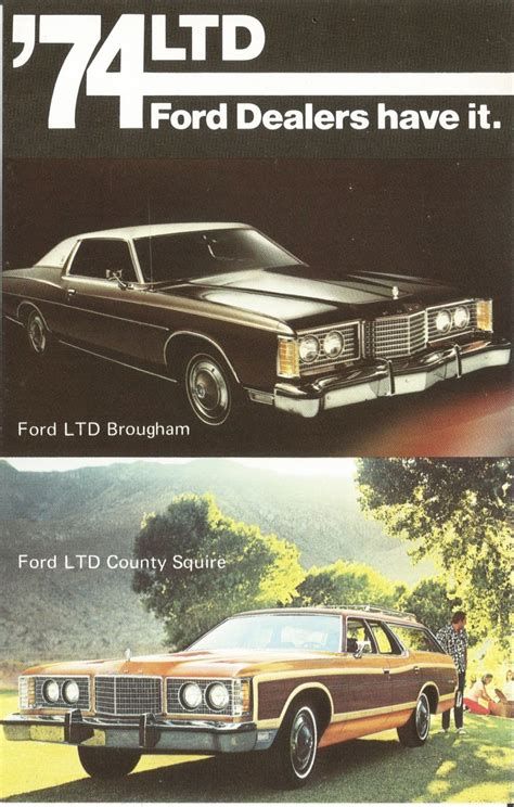 Ford Ltd Brougham Ford Ltd Country Squire Station Wagon