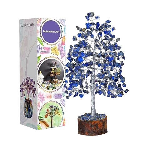 Buy FASHIONZAADI Lapis Lazuli Gemstone Tree For Feng Shui Bonsai Reiki