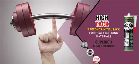 strong adhesion viscosity high tack adhesive ms hybrid polymer sealant