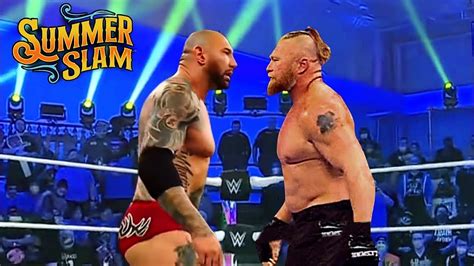 Batista Vs Brock Lesnar Wwe Full Match Wwe K Gameplay Ps K