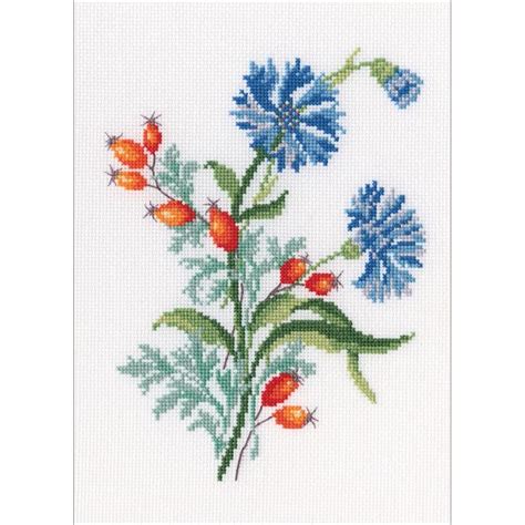 Cornflowers Cross Stitch Kit