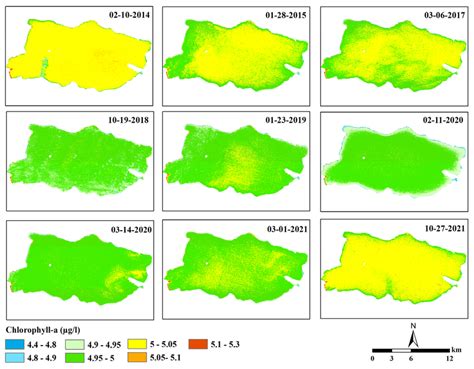 Spatial Pattern Of Chlorophyll A Arising From Multivariate Regression Download Scientific