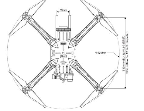 S500 Quadcopter Frame Kit W Pcb Central Plate Kingkong