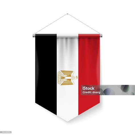 Pennant Flag Of Egypt Stock Illustration Download Image Now Africa