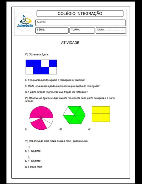 Observe A Figura A Em Quantas Partes Iguais O Ret Ngulo Foi Dividido