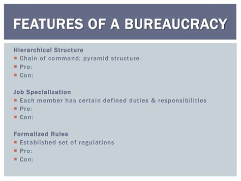 Bureaucracy - government at work