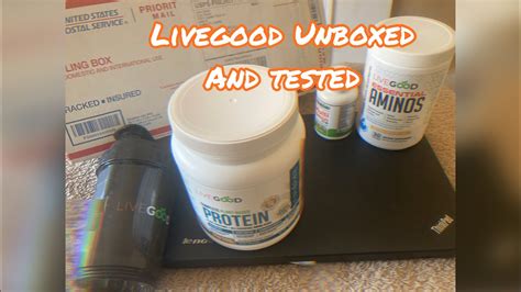 Livegood Unboxed Essential Amino’s Complete Plant Based Protein Bio Active Multi Vitamins