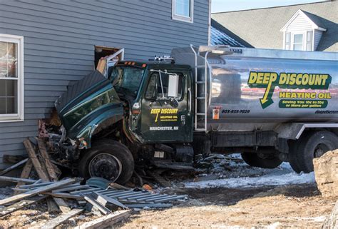 Oil Truck Crashes Into Manchester Home Public Safety