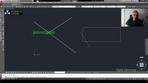 Autocad Dersleri Autocad Erase Autocad Trim Autocad Break