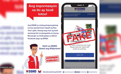 DSWD Nagbabala Vs Kumakalat Na New Years Gift Scam