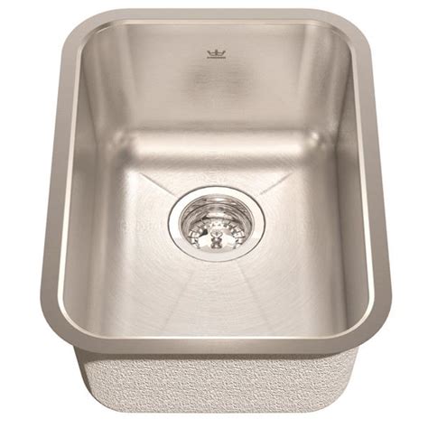 Kindred 1375 In X 1875 In Stainless Steel Single Sink Kss8ua 8d Rona