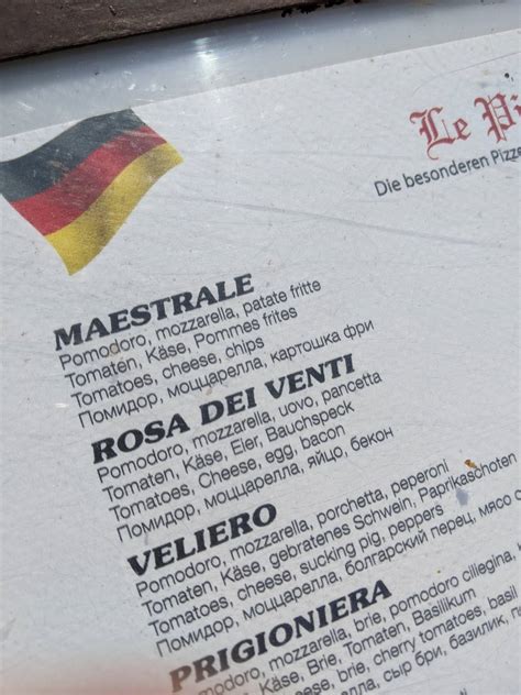 Menu Da Lo Sbarco Dei Pirati Eraclea Mare