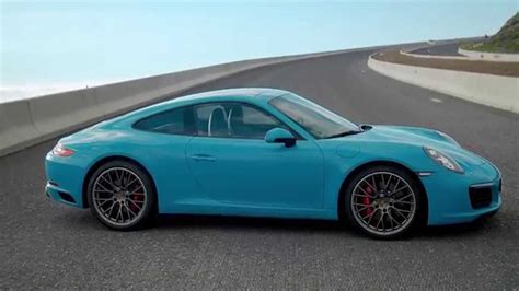 2016 Porsche 911 Carrera S In Miami Blue Design Exterior Automototv