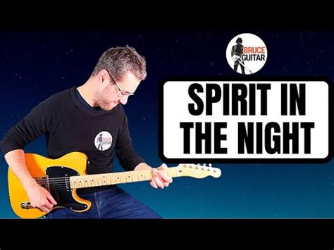 Bruce Springsteen Spirit In The Night Guitar Lesson Youtube