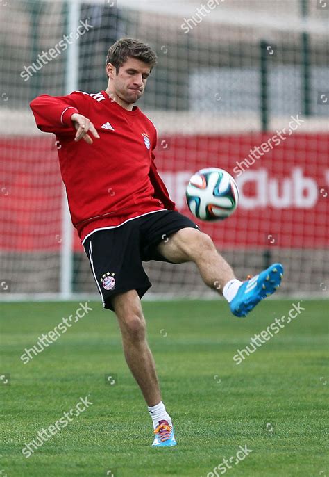 Fc Bayern Munichs Thomas Mueller During Editorial Stock Photo Stock