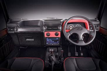 Mahindra Thar Interior Front Dashboard View