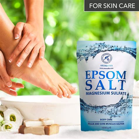 100 Pure Epsom Salt 35 Oz 1kg Magnesium Sulphate For Sore Muscles Relaxation And Detox