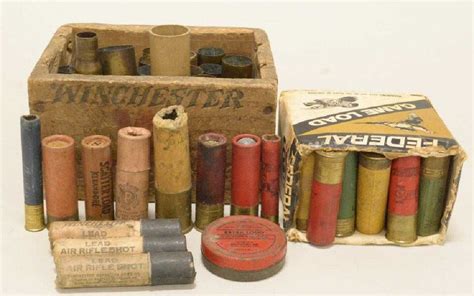 Lot Of Vintage Shot Gun Shells And More