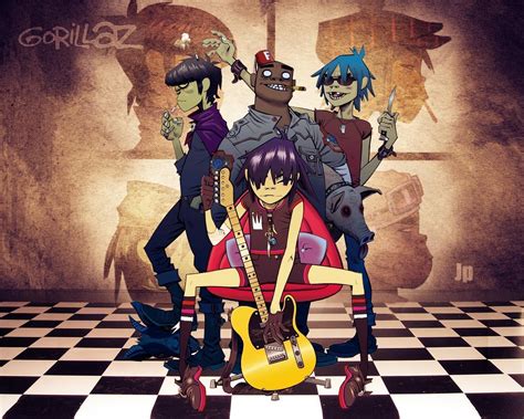 Gorillaz Wallpapers Wallpaper Cave