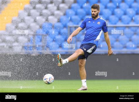 Training Session Ahead Uefa Champions League Hi Res Stock Photography