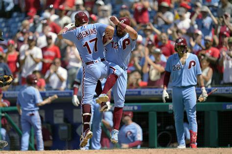 Phillies Hit 4 Homers In 13 1 Win Finish Sweep Of Nationals WTOP