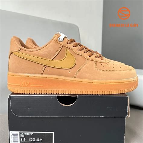 Giày Air Force 1 Low Flax Wheat 2019 Cj9179 200 Af1 NÂu BÒ BẢn Cao