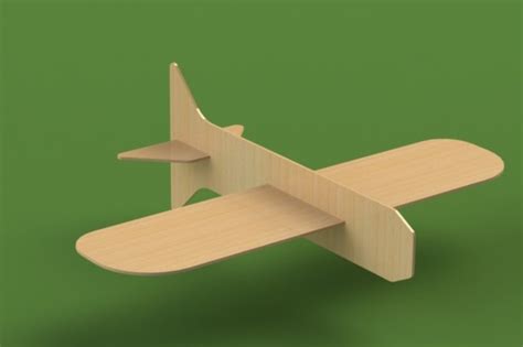 Balsa Wood Glider - AutoCAD, STL, STEP / IGES, SOLIDWORKS, Other - 3D ...