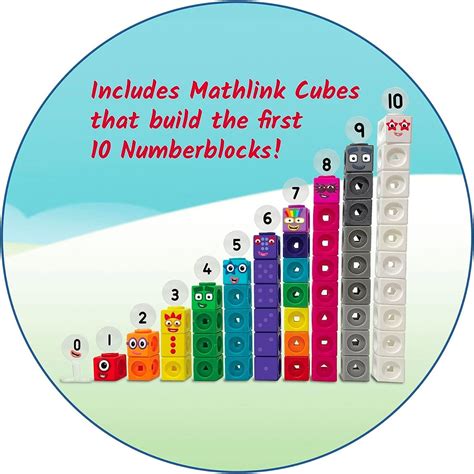 Mathlink Cubes Numberblocks Activity Set A Mighty Girl