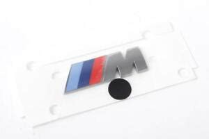 Bmw Oem M Sport Cerium Grey Tri Color Fender Badge Factory Sealed