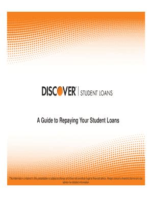 Fillable Online A Guide To Repaying Your Student Loans Fax Email Print