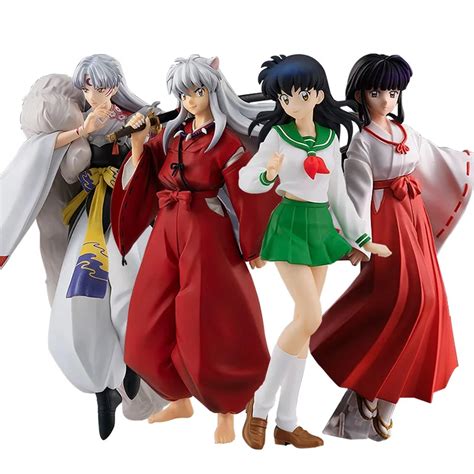 Anime Inuyasha Figure Kagome Higurashi Sesshoumaru Kikyou Action