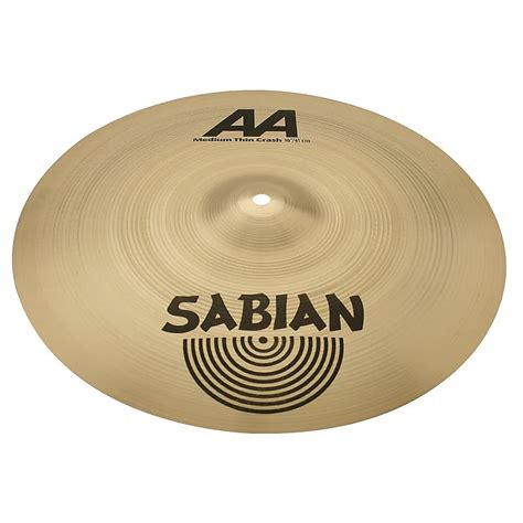 Sabian Aa Medium Thin Crash Cymbal Reverb Australia