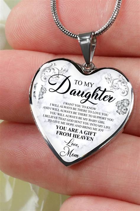 To My Daughter Pendant Daughter T From Mom T For Daughters T