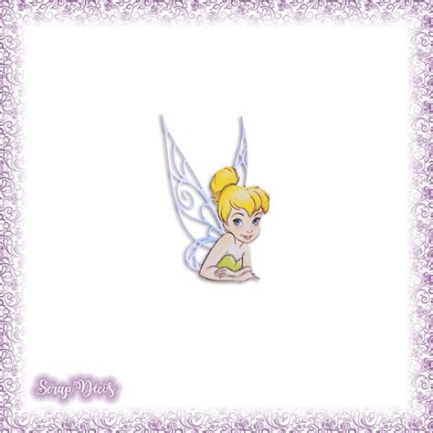 découpe scrapbooking fée clochette face peter pan enfant pays