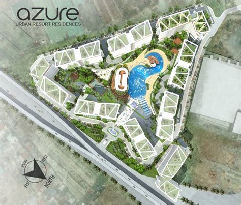 Masterplan Azure Urban Resort Residences By Century Properties