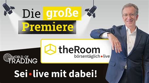 theRoom auf der World of Trading Revolutionäres Trading Format Live