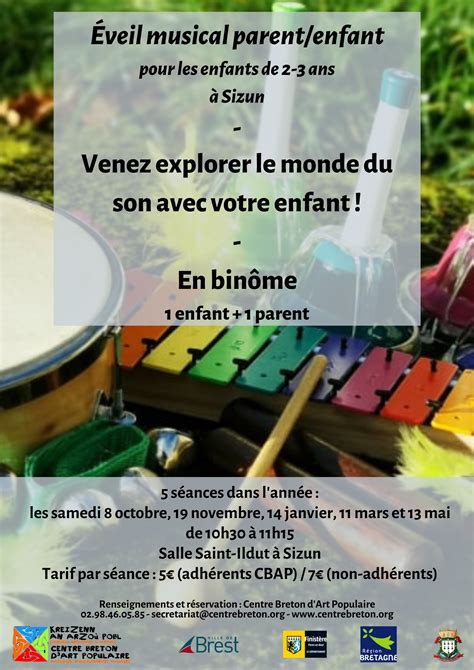 Veil Musical Parent Enfant Centre Breton Dart Populaire