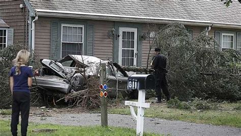 Car Going 100 Mph Goes Airborne Crashes Into Yard In East Bridgewater