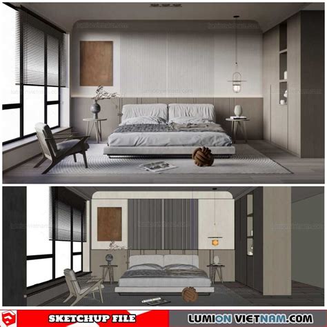 Bedroom 3d Model Sketchup Free Download Image To U