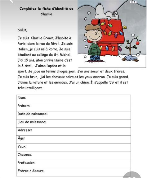 Fiche de compréhension pour les élèves de CM1 - Observer