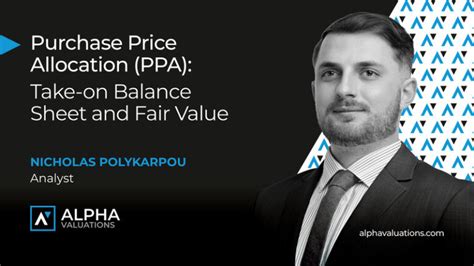 purchase price allocation ppa   balance sheet  fair