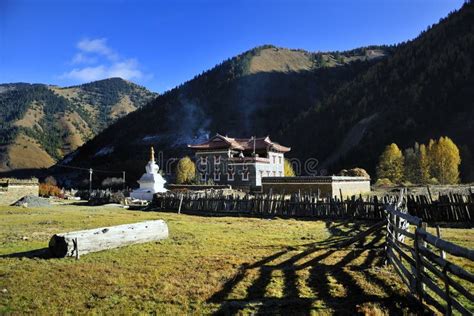 Tibet Houses stock image. Image of fall, grassland, rural - 19191959